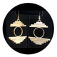 Aztec drop earrings from Hecho en Harlem